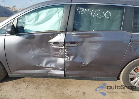 2016 Honda Odyssey Ex-L из США, поврежденный, VIN 5FNRL5H63GB014393